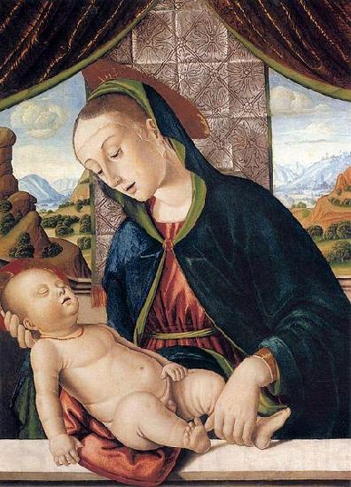 Giovanni Santi Virgin and Child Spain oil painting art
